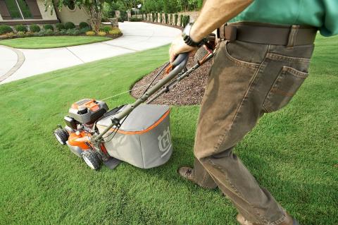 push mower storage