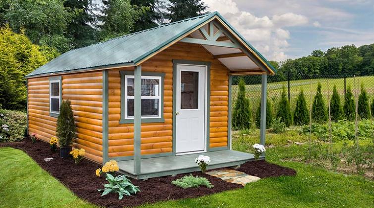 hunter cabin exterior door