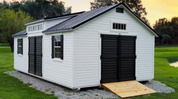 painted shed